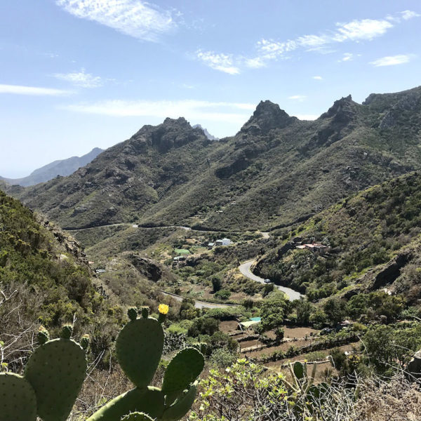 Ausblick Anaga Gebirge Teneriffa Ostseite