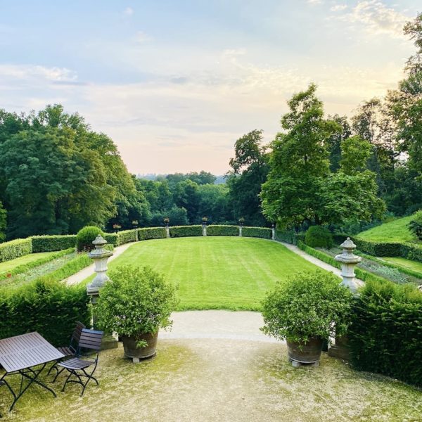Ausblick Garten Schloss Proschwitz