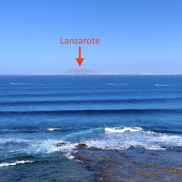 Ausblick Lanzarote Isla de Lobos