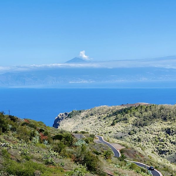 Ausblick Mirador de Juego de Bolas Besucherzentrum Garajonay Nationalpark