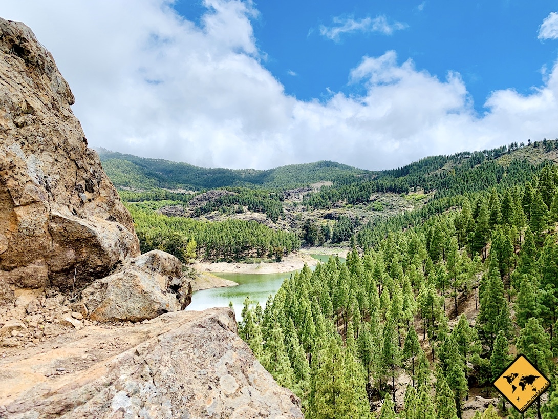 Ausblick Presa de Los Hornos Gran Canaria