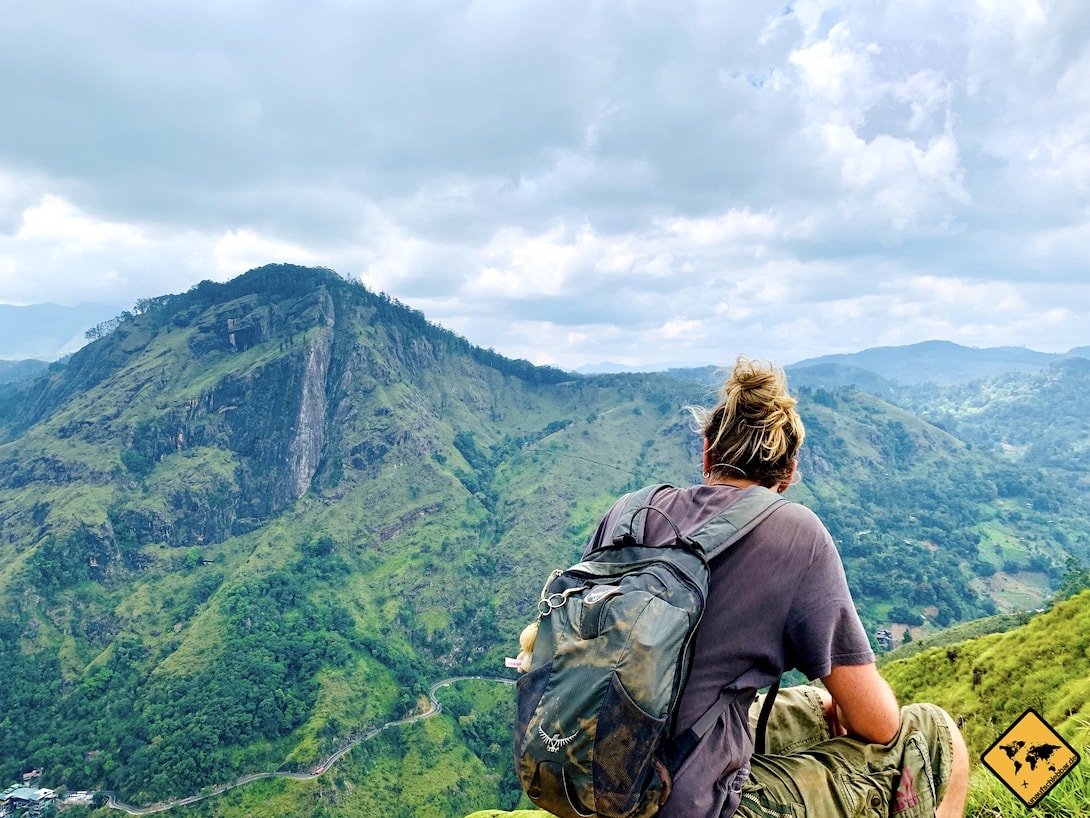 Ausblick Small Adam's Peak Sri Lanka