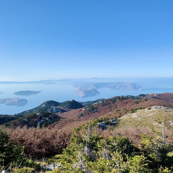 Ausblick Zavižan Kvarner Bucht Kroatien