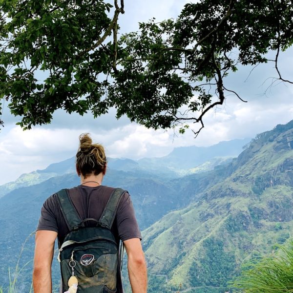 Ausblick grüne Natur Little Adam's Peak Ella in Sri Lanka