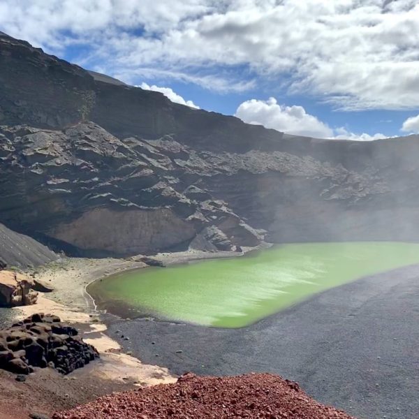 Ausflüge Lanzarote: Der Lago Verde in El Golfo