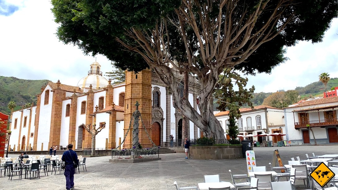 Ausflugsziel Teror Gran Canaria Kirche Vorplatz