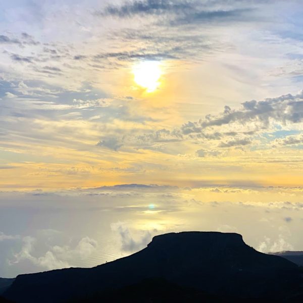 Aussicht Alto de Garajonay auf El Hierro