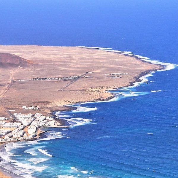 Aussicht Caleta de Famara Lanzarote