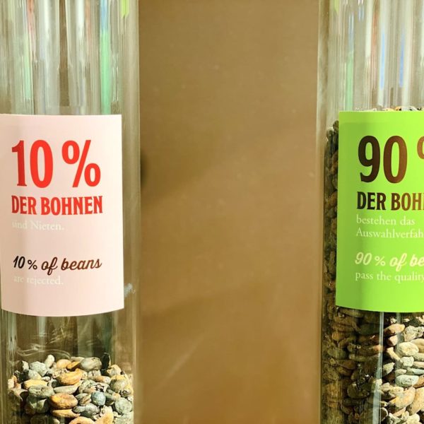 Auswahl Kakaobohnen Maestrani's Chocolarium Flawil