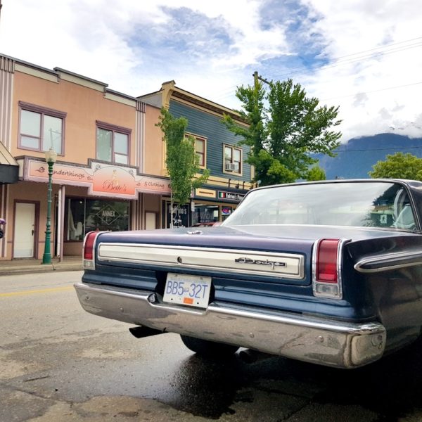 Auto Straße Revelstoke Kanada
