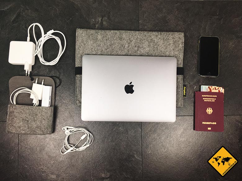 Backpacking Liste Frauen Elektronik Macbook