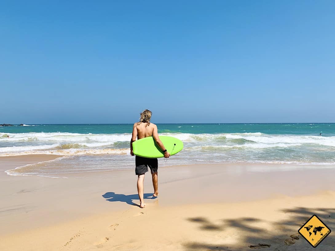 Backpacking Sri Lanka Kosten Bodyboard