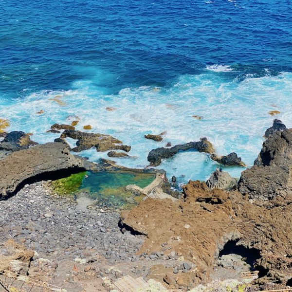 Badebecken El Hierro Charco Azul