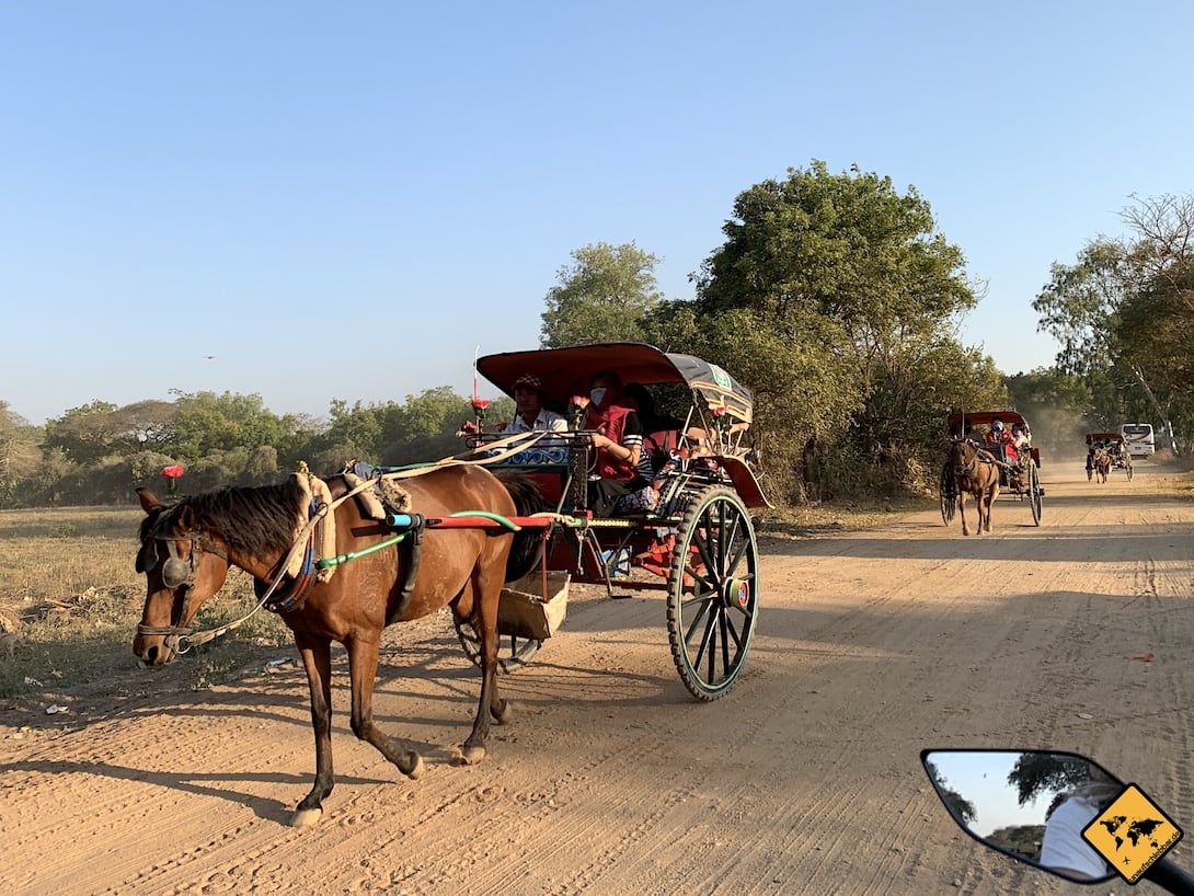 Bagan Pferdekutsche