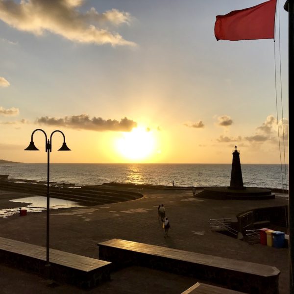 Bajamar Teneriffa rote Flagge