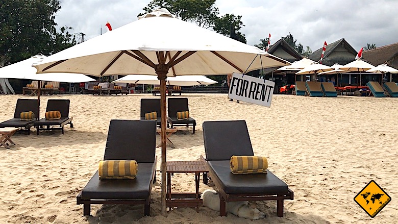 Bali Aktivitäten Strandtag