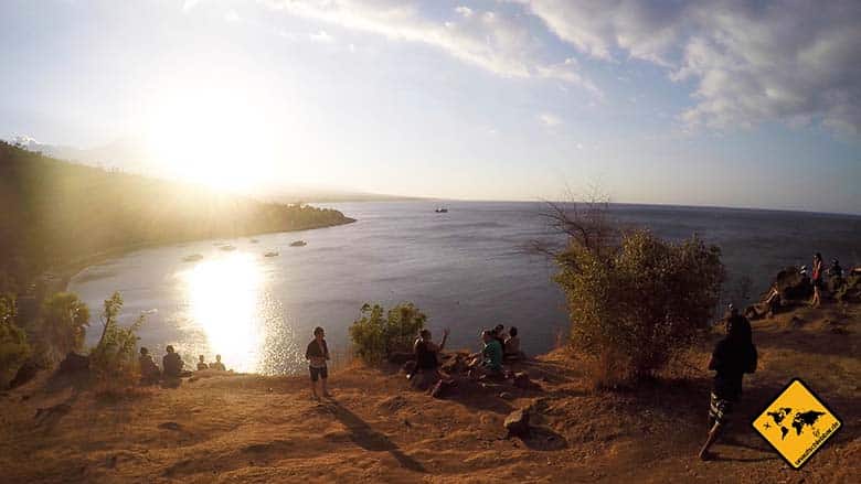 Bali Amed Wetter Bucht Sonnenuntergang