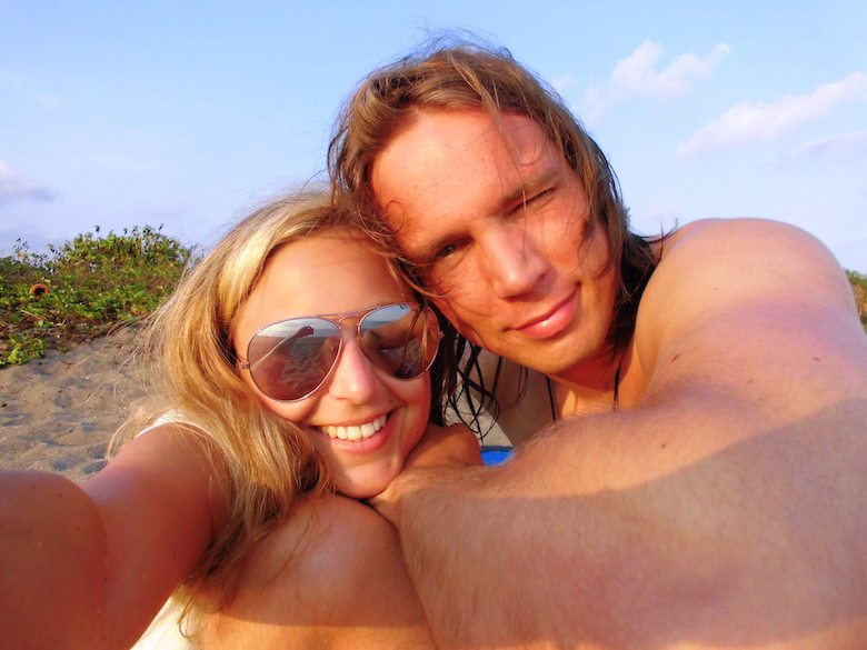 Bali Flitterwochen Meer