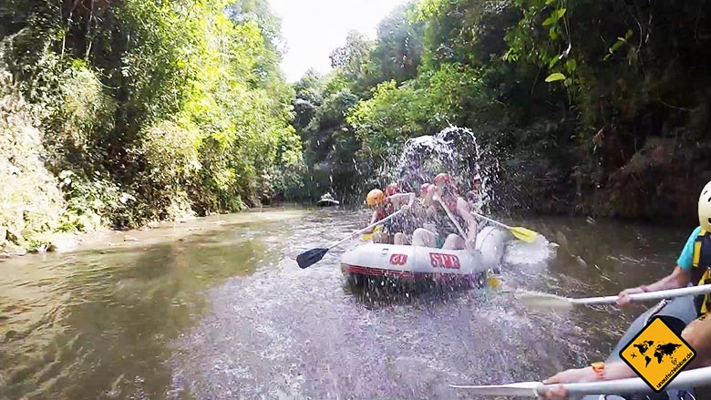 Bali Rafting Bali - Wasserschlacht Chinesen