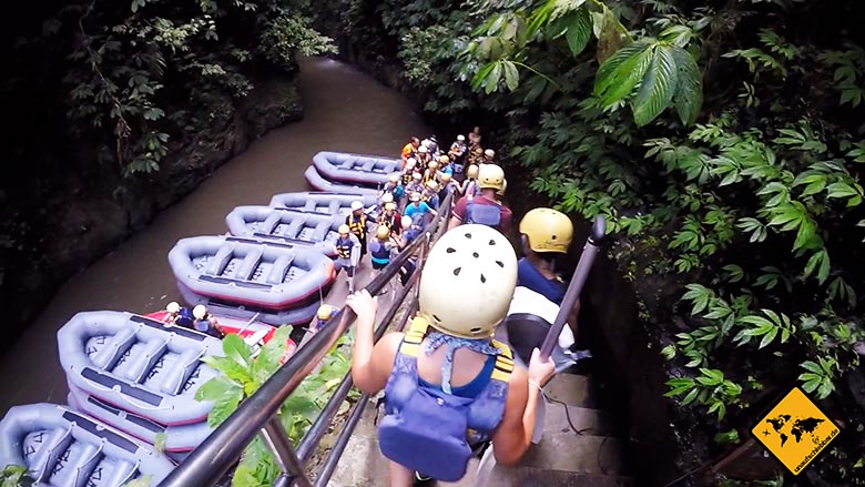 Bali Rafting Bali - alle Boote