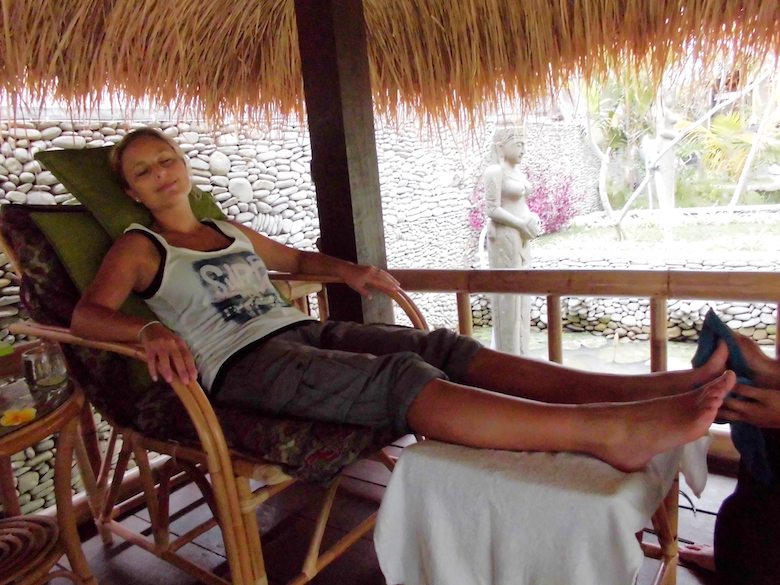 Bali Regenzeit Massage