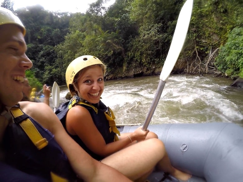 Bali Regenzeit Rafting