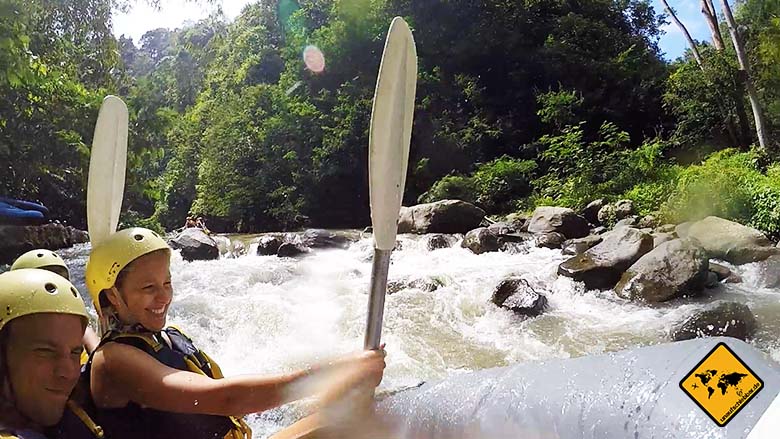 Bali Sehenswürdigkeiten top 10 Ayung Fluss Bali Rafting