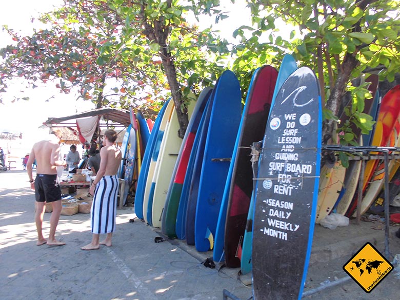 Bali Sehenswürdigkeiten top 10 Canggu Surfshop