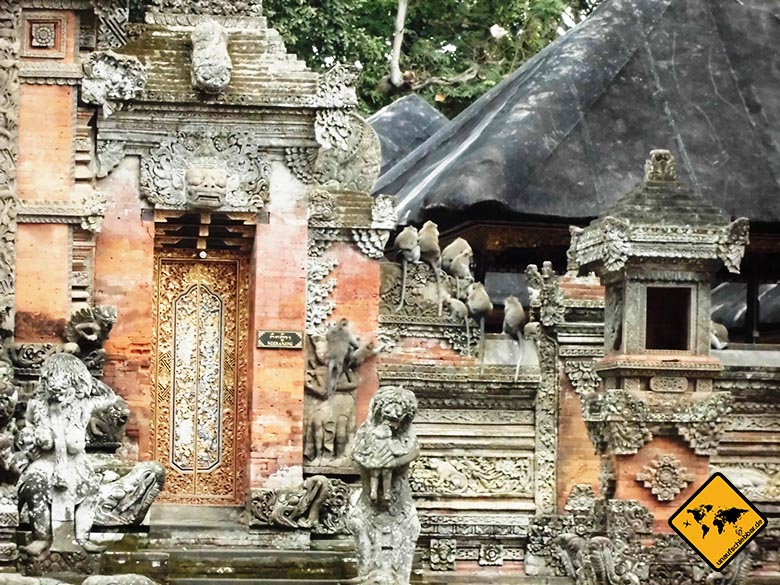 Bali Sehenswürdigkeiten top 10 Monkey Forest Ubud Affentempel