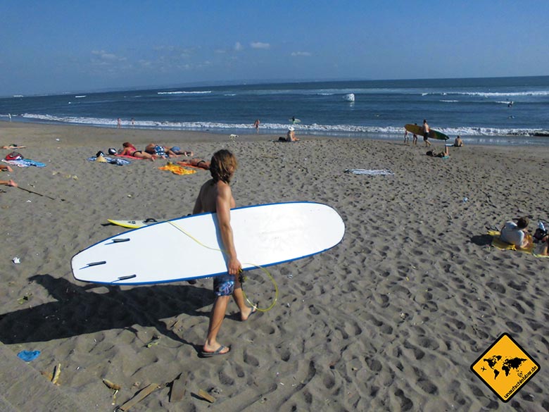 Bali Sehenswürdigkeiten top 10 Surfer