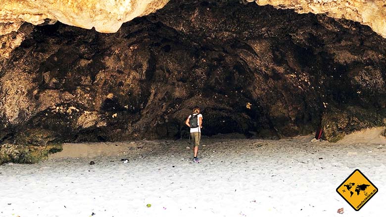 Bali Strände Green Bowl Beach Höhle