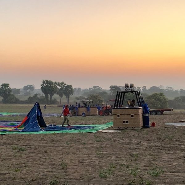 Ballon Bagan Aufbau