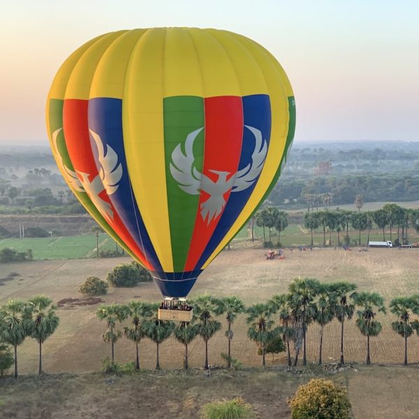 Ballonfahrt Bagan Tiefflug