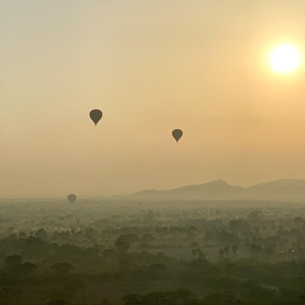 Ballons Bagan Sonnenaufgang