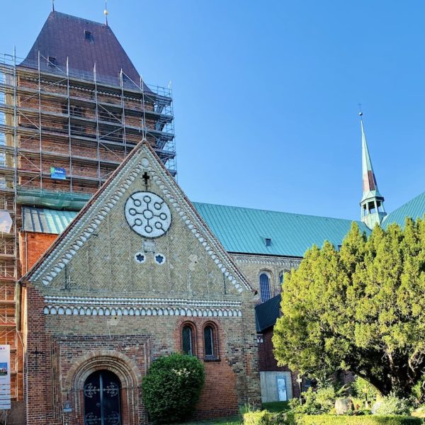 Baugerüst Ratzeburger Dom Juni 2021