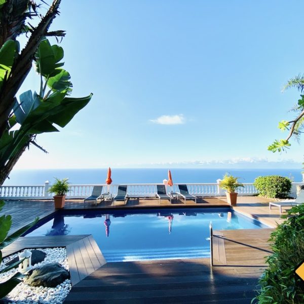 Beheizter Pool Meerblick Jardin de la Paz