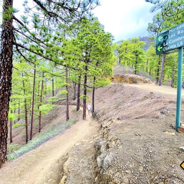 Beschilderung Wanderwege Mirador de la Cumbrecita