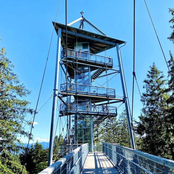 Blick Aufzug vom Skywalk