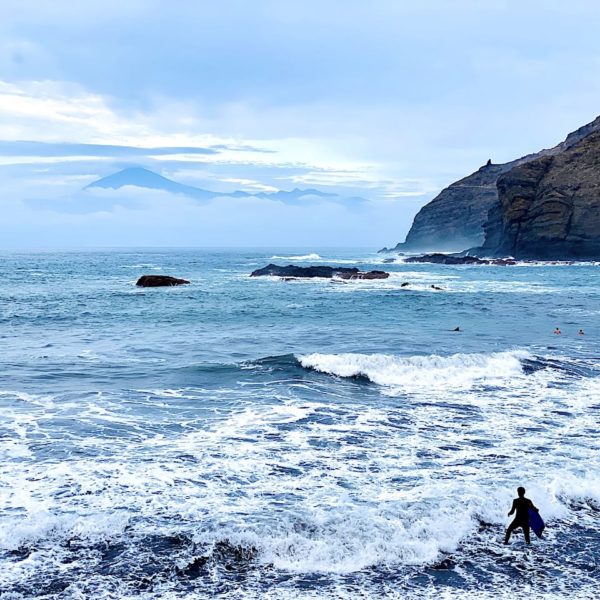 Bodyboarder Playa de Caleta