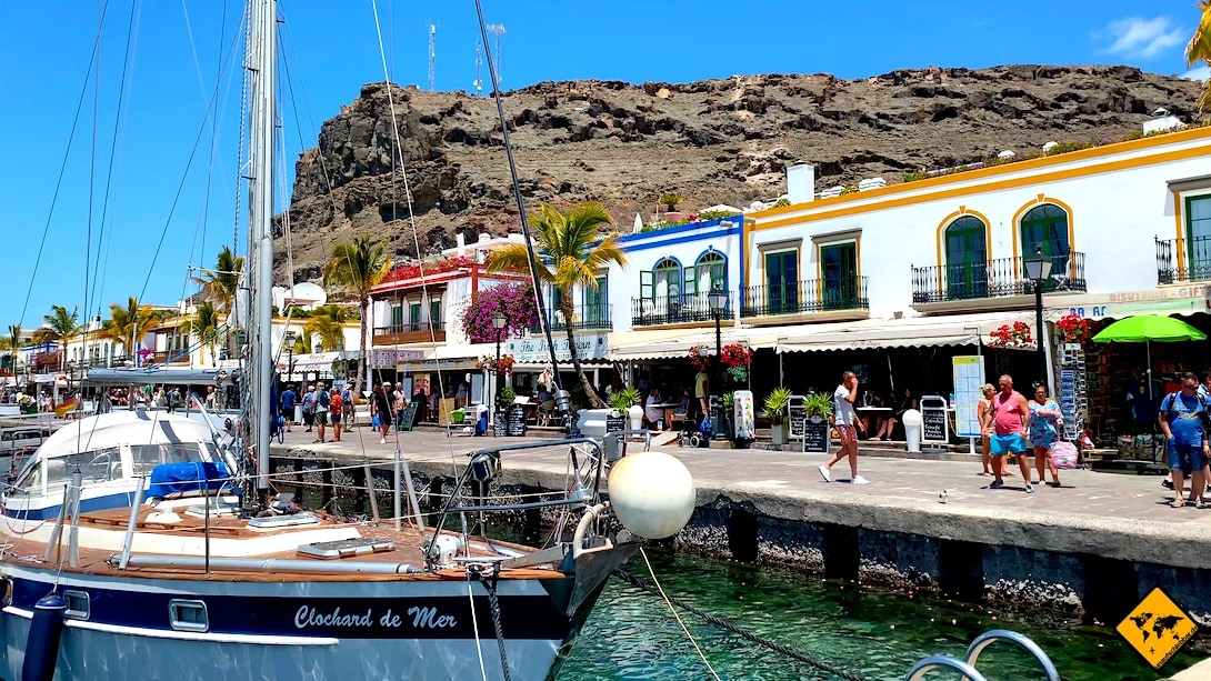 Boot Hafen Puerto de Mogán Unternehmungen auf Gran Canaria