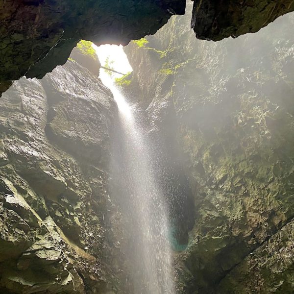 Breitachklamm Wasserfall Sommer