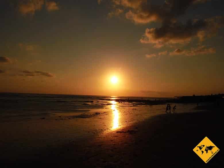 Canggu Bali Sonnenuntergang