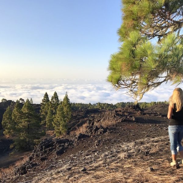 Chinyero Teneriffa Wolkendecke