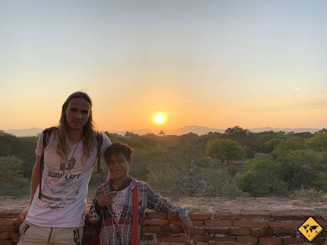 Christian Guide Bagan Sunset