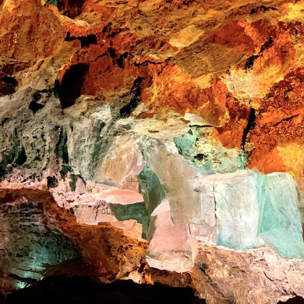Cueva de los Verdes Lanzarote Lichteffekte