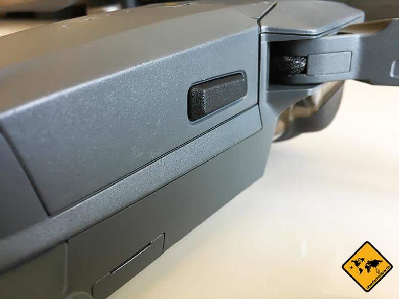 DJI Mavic Pro Akku Knopf