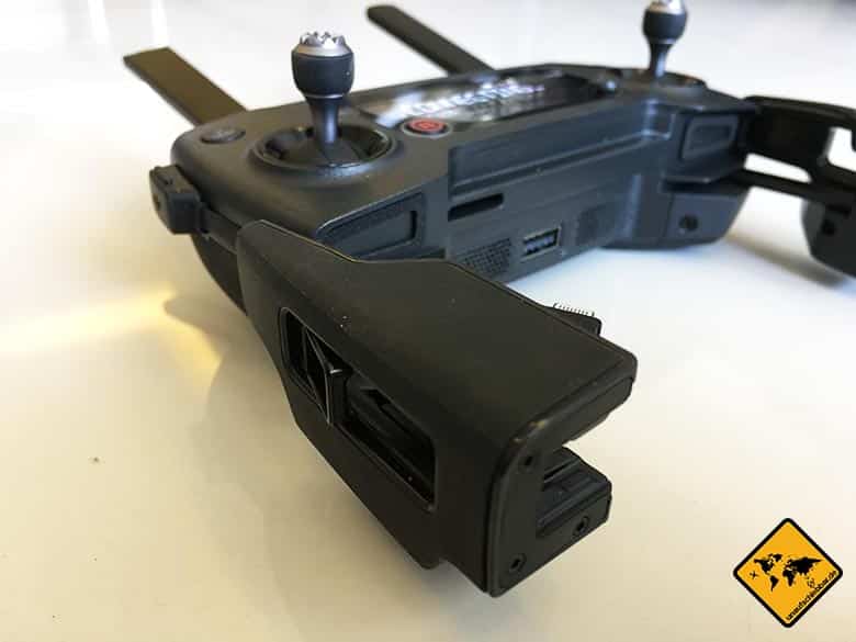 DJI Mavic Pro Fernbedienung Controller Steuerung Halterung iPhone