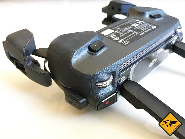 DJI Mavic Pro Fernbedienung Controller Steuerung Rückansicht