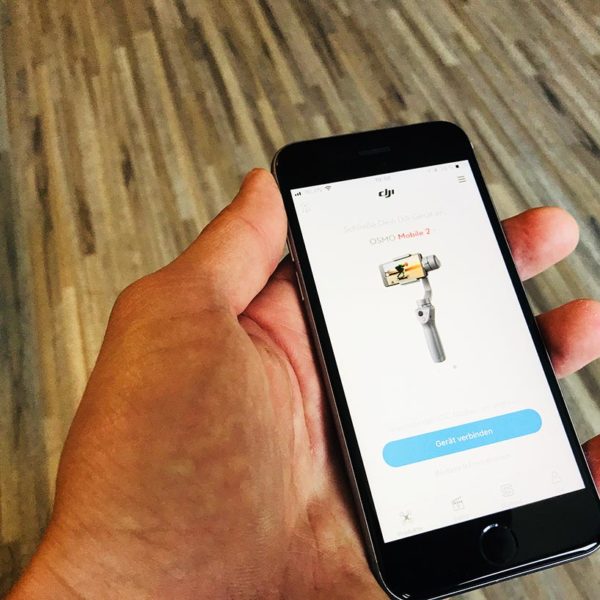 DJI Osmo Mobile 2 App Bluetooth