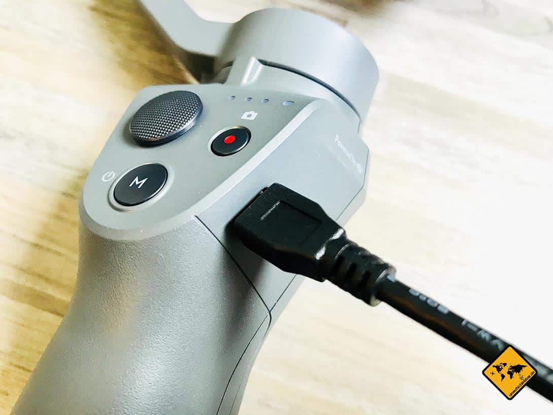 DJI Osmo Mobile 2 Ladezeit laden